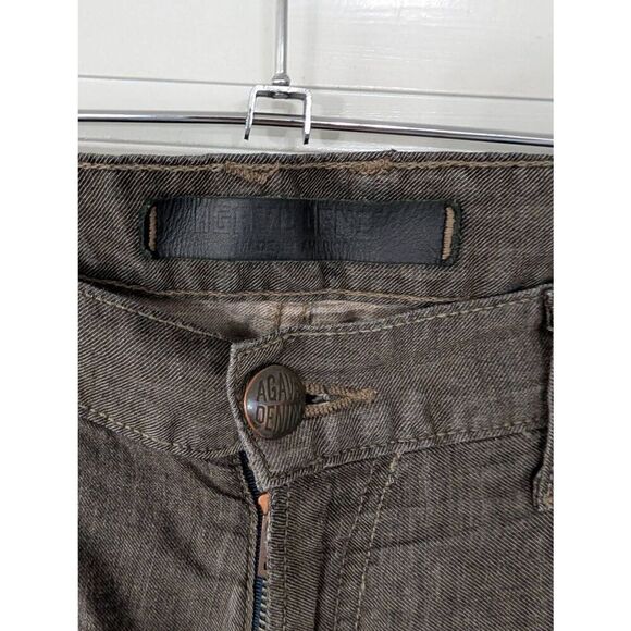 Agave Denim‎ Waterman Relaxed Straight 5 Pocket Jeans men's 35 brown - Picture 3 of 9
